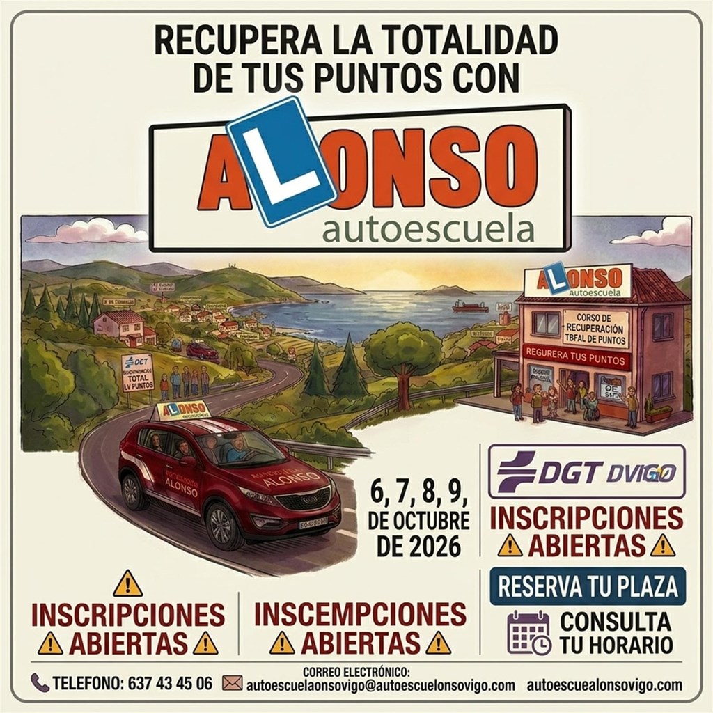 CURSO DE SENSIBILIZACIÓN Y REEDUCACIÓN VIAL (RECUPERACIÓN TOTAL DE PUNTOS)